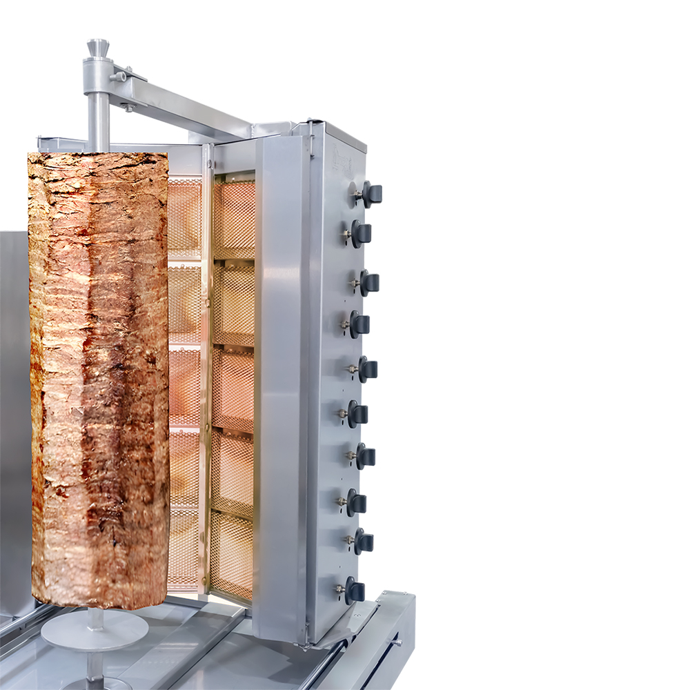 İnox 150 KG 10 Radyanlı Gazlı Döner Robotu